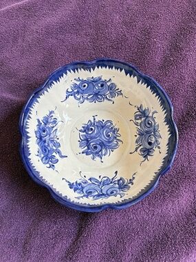 Blue/White 9.25 inch Bowl